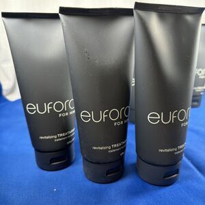 Lot of 3 Eufora HERO for Men Revitalizing Hair & Scalp Treatment 6 oz Tubes NEW